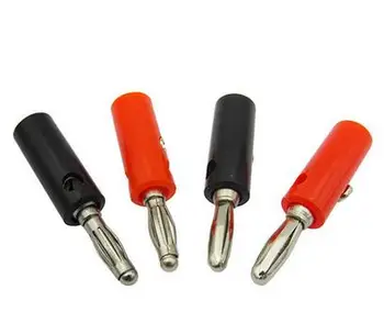 10buc Black & Red Sârmă Audio Cablu Difuzor Mufă Banană Conectori 4mm Adaptor