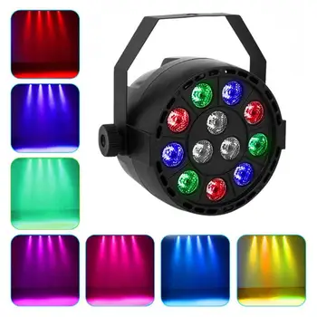 LED Par Plate 15W RGBW Colorate Lumina Strobe Pentru Atmosfera De Disco DJ Petrecere Muzica de Dans, Bar Întunecare de Înaltă Calitate