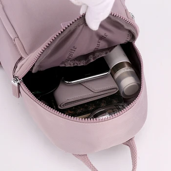 Femeile Daypack Mini Rucsac Mic Fete Solid Nailon Coreean Pachet De Spate, Umăr Geanta De Voiaj Saci De Depozitare Damele De Lux, 2022