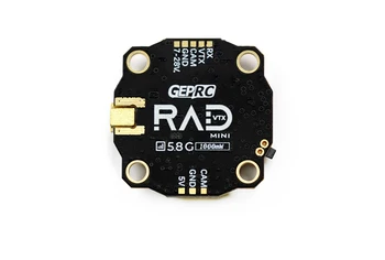 GEPRC RAD MINI 1W 5.8 G PitMode 25 mw 200mW 500mW 1000mW Reglabil FPV VTX Built-in Microfon 2-6S 20X20mm pentru Long Range FPV