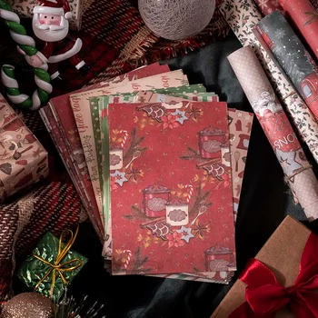 50 Buc Epocă Scrapbooking Material Hârtie Crăciun Fericit Ambarcațiunile De Decorare Petrecere Cadou De Jurnalizare Planificator Card Cadou De Fundal