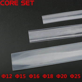 1 Metru 1 buc 12mm 15mm 16mm 18mm 20mm 25mm Transparent Clar Căldură Psihiatru Tub Tuburi Termocontractibile Sleeving Folie de Sârmă kituri