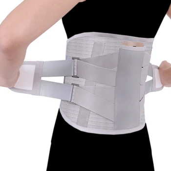 Ortopedice Bărbați Femei Suport Lombar, Bretele Spate Centura de Turmalina Auto-încălzire Magnetic Lărgi Centura de Talie din Oțel Os Cu 3pcs Pad