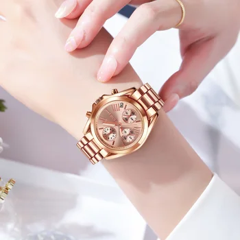 SKMEI Sus Japonia Cuarț Moda Cronometru Femei Ceas de Lux de Afaceri Doamnelor Ceas de mână rezistent la apă Ceas de sex Feminin