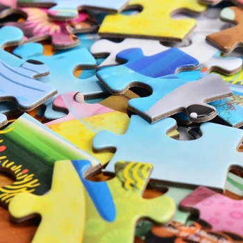 48/100 Buc Octonauts Puzzle Jucării Pentru Copii De Educație Timpurie, Imagine Puzzle Jucărie Lipitori Kwazii Vegimals Model De Desene Animate Toy Copil Cadou