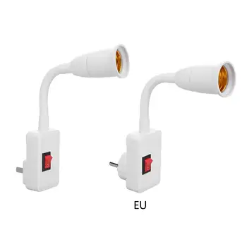 E27-E27 Lampă de Bază Flexibil Extensie Adaptor Convertor Bec LED Lampa de Iluminat Alungirea Titularul Șurub Priză