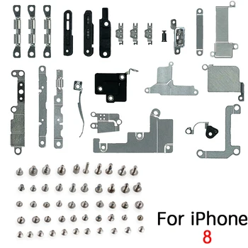 Set complet de Metal Mici Internă a Brățării de Suport Placă de Scut Si Kit Complet de Șuruburi Pentru iPhone 7 7Plus 8G 8 X Plus