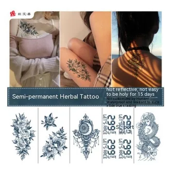 Pe bază de plante Creative Autocolante Tatuaj Planta Semi-permanentă de Artă Estetic Impermeabil Tatuaj Suc Gros de Suc de Sexy Tatuaj Autocolante