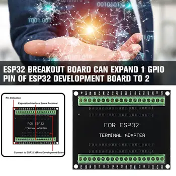 ESP32 Breakout Board placă de Expansiune GPIO 1-din-2 Microcontroler placă de Dezvoltare Compatibilă Cu 38 pini ESP32 Dezvoltare