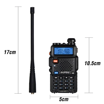 Baofeng Dual Band Walkie Talkie UV-5R Două Fel de Radio CB Amatori HF Transceiver uv5r 128CH 8W VHF UHF 136-174Mhz & 400-520Mhz