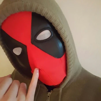 Deadpool Cosplay Masca Super-Erou Wade Winston Wilson Leica Masca Costum De Halloween Accesorii Elemente De Recuzită