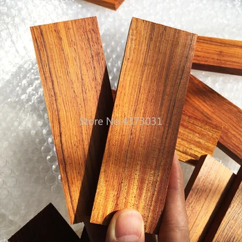 2 Bucati de lemn de Santal Roșu DIY Mâner Cuțit Material de a Face mai Multe Dimensiuni din Lemn pentru Diverse obiecte de Artizanat Materiale 120x40x10mm
