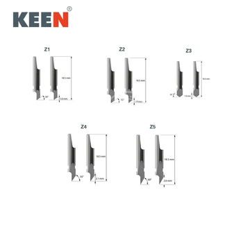 Keentools Carbură de Tungsten Vibrații Cutit Masina de debitat CNC Cutter Piele Lama Z1 Z2 Z3 Z4 Z5