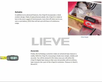5m/16ft Digital Portabil cu Laser Măsură cu Afișaj LCD Bandă de Măsurare cu Precizie Electronice Oțel Măsură Metrice de Măsurare Instrumente
