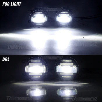 2IN1 Mașină de Ceață cu LED-uri de Lumină de Asamblare cu DRL Funcție Pentru Jeep Renegade BU-2020 30W H11 Aluminiu Ceață Lampă pentru circulație Diurnă