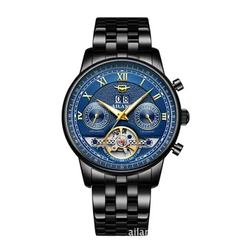 AILANG Ceasuri Barbati Top Brand de Lux din Oțel Inoxidabil Tourbillon Ceas Calendar Săptămânal de Afișare Bărbați Luminoase Ceasuri de mana 8823