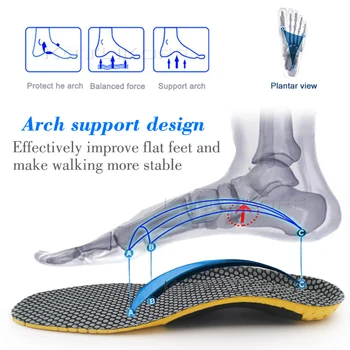 EVA Sport Insoles Ortezare Suport Arc Semele Ortopedice pentru Pantofi de Corecție O/Picior X Pantof Pad Picior Durerii Unic pentru Pantofi