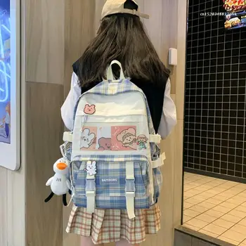 Kawaii Rucsac Anime Japonez Harajuku Rucsac pentru Fete Adolescente Sac de Școală Drăguț Student Daypack Fierbinte