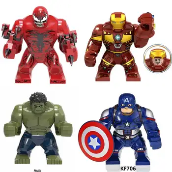 New Avengers Hulk Fier Anime Jucărie Venin X1767 Wolverine Super Eroi Blocuri Cifre Seturi De Jucării Pentru Copii Cadouri