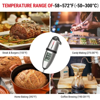 ThermoPro TP02S Citire Instantanee Digitale Alimente de Gătit Bucătărie Termometru Pentru Gratar