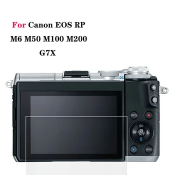 Anti-revoltă Camera Temperat Pahar Ecran LCD de Protector pentru Canon EOS RP M6 M50, M100 M200 G5X G7X