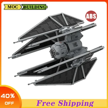 Spațiul Film Luptator Model MOC navă de război Distrugător Nava bloc SW TIE fighter jucărie pentru Copii cadouri