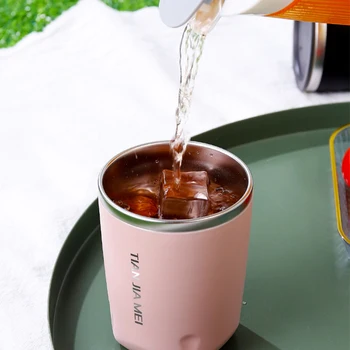 Termică Halbă de Bere, Pahare de 300 ml Termos din Oțel Inoxidabil Pentru Ceai Cafea Sticla de Apa de Vid Izolate Etans Cu Capace Drinkware